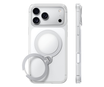 Etui do telefonów TORRAS Ostand Q3 Spin do iPhone 18 Pro / 17 Pro MagSafe (clear)